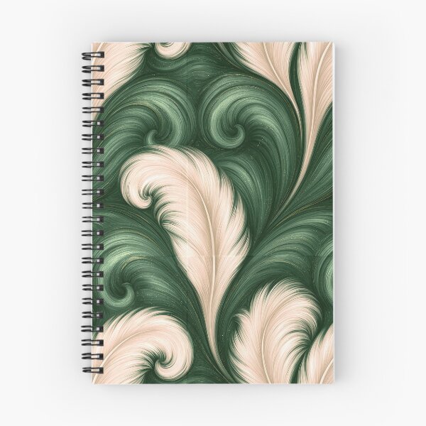 Item preview, Ethereal Green and White Feathered Marble Art designed and sold by Piotrek0001.