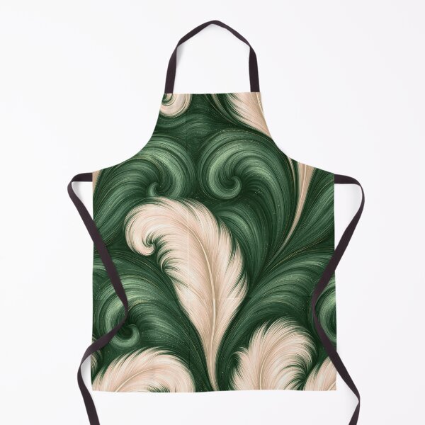 Item preview, Ethereal Green and White Feathered Marble Art designed and sold by Piotrek0001.