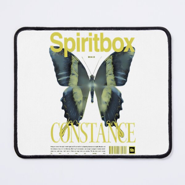 Item preview, blue yellow butterfly yellow typography dark background designed and sold by GloriaSouth12.