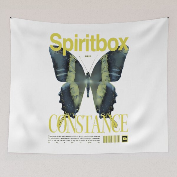 Item preview, blue yellow butterfly yellow typography dark background designed and sold by GloriaSouth12.