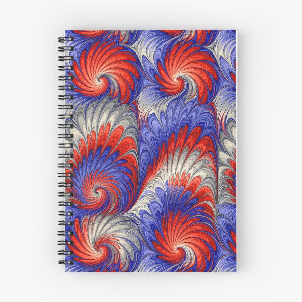 Item preview, Concentric Circle Marbled Flow in Red and Blue designed and sold by Piotrek0001.
