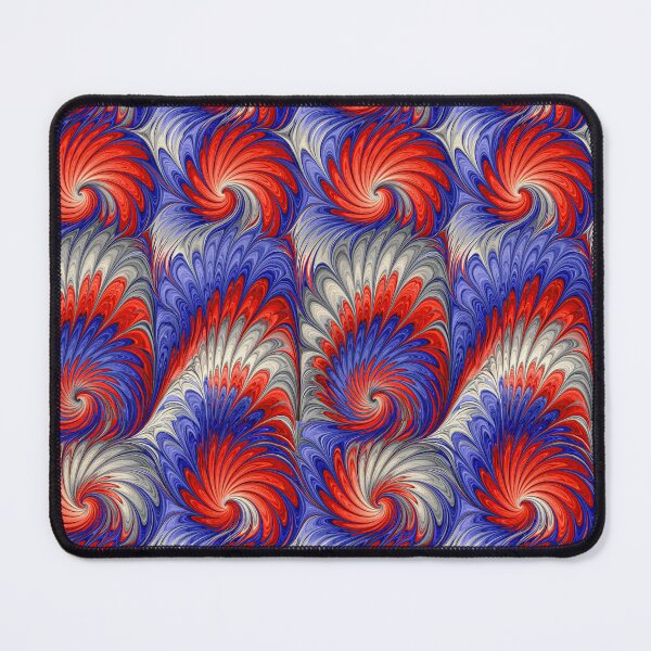 Item preview, Concentric Circle Marbled Flow in Red and Blue designed and sold by Piotrek0001.