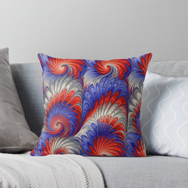 Item preview, Concentric Circle Marbled Flow in Red and Blue designed and sold by Piotrek0001.