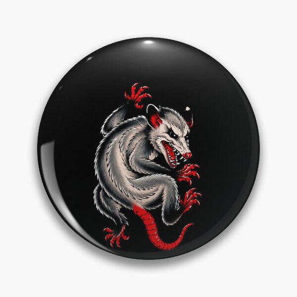 Item preview, Ferocious Opossum Red Claws Wild Creature designed and sold by elderberry.