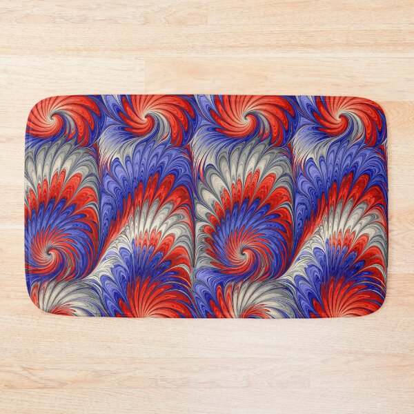 Item preview, Concentric Circle Marbled Flow in Red and Blue designed and sold by Piotrek0001.