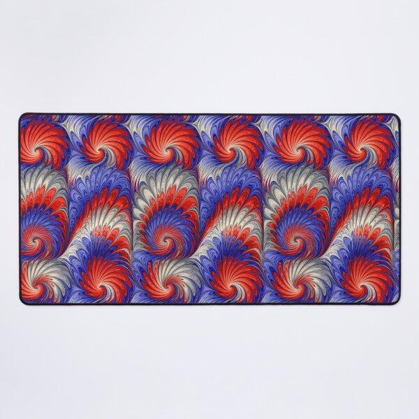 Item preview, Concentric Circle Marbled Flow in Red and Blue designed and sold by Piotrek0001.