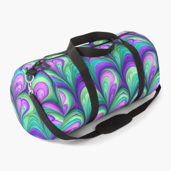 Item preview, Purple and Teal Heart Swirl Marbled Design designed and sold by Piotrek0001.