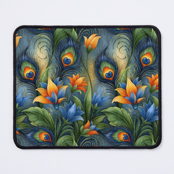 Item preview, Ornate Peacock Eye Marbling Texture Art designed and sold by Piotrek0001.