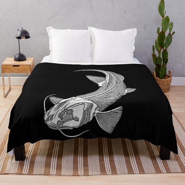 Item preview, Fish Bones Anatomy Skeletal Catfish Art designed and sold by elderberry.