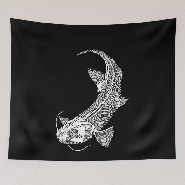 Item preview, Fish Bones Anatomy Skeletal Catfish Art designed and sold by elderberry.