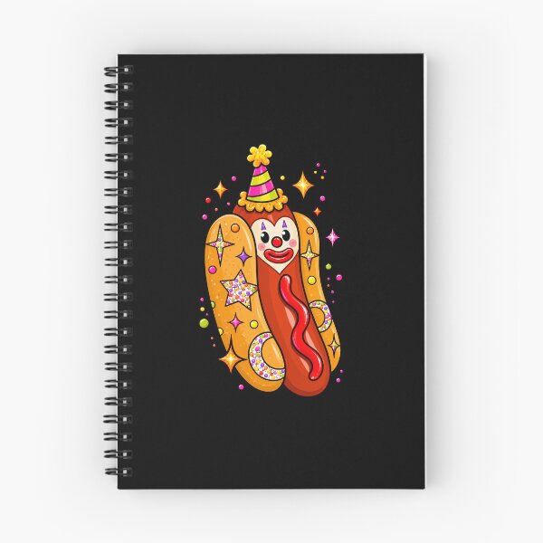 Item preview, Funny Hot Dog Clown With Party Hat designed and sold by elderberry.