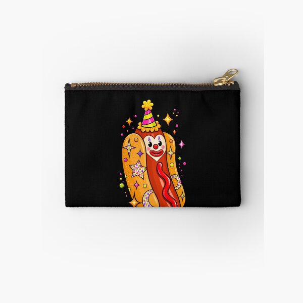Item preview, Funny Hot Dog Clown With Party Hat designed and sold by elderberry.