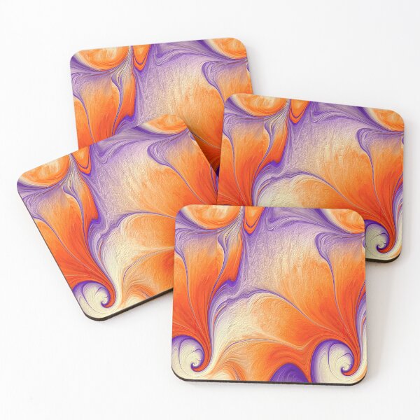 Item preview, Radiant Orange and Lavender Liquid Flow designed and sold by Piotrek0001.