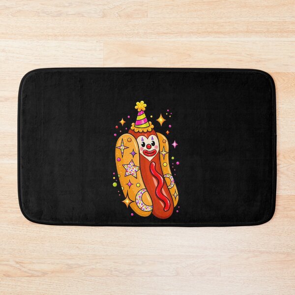 Item preview, Funny Hot Dog Clown With Party Hat designed and sold by elderberry.