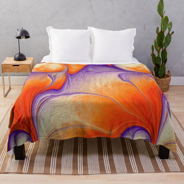 Item preview, Radiant Orange and Lavender Liquid Flow designed and sold by Piotrek0001.