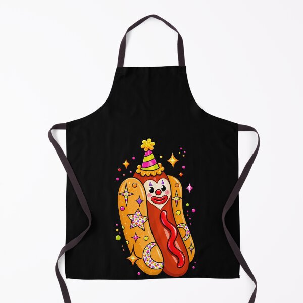 Item preview, Funny Hot Dog Clown With Party Hat designed and sold by elderberry.