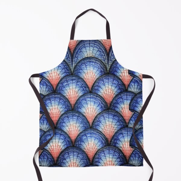 Item preview, Scalloped Scale Marbling in Deep Indigo designed and sold by Piotrek0001.