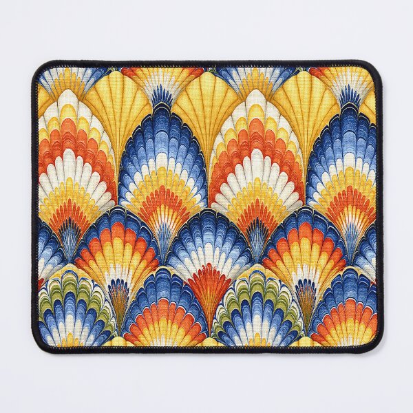 Item preview, Sunset Gradient Scalloped Marbling Art designed and sold by Piotrek0001.