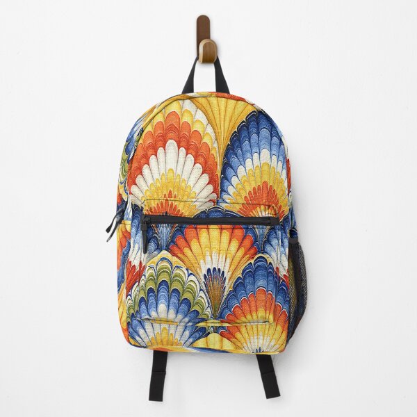 Item preview, Sunset Gradient Scalloped Marbling Art designed and sold by Piotrek0001.