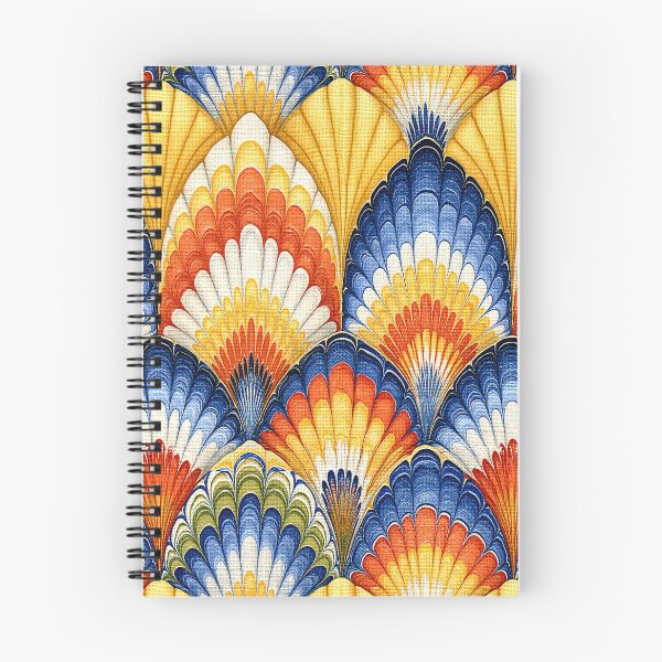 Item preview, Sunset Gradient Scalloped Marbling Art designed and sold by Piotrek0001.