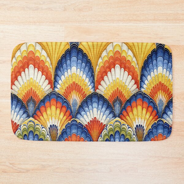 Item preview, Sunset Gradient Scalloped Marbling Art designed and sold by Piotrek0001.