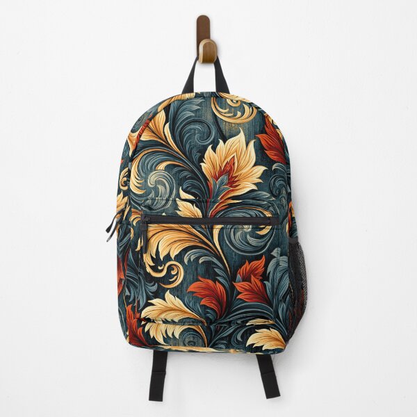 Item preview, Ornate Dark Floral Marbling with Gold Accents designed and sold by Piotrek0001.
