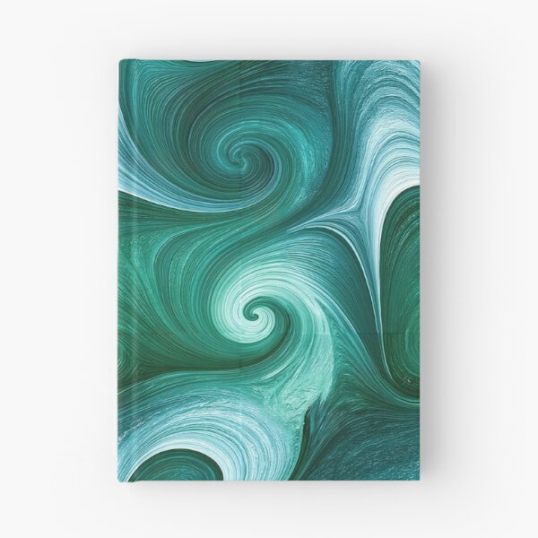 Item preview, Emerald Sea Vortex Fluid Marbling Design designed and sold by Piotrek0001.
