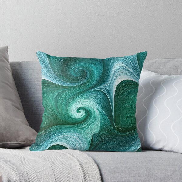 Item preview, Emerald Sea Vortex Fluid Marbling Design designed and sold by Piotrek0001.