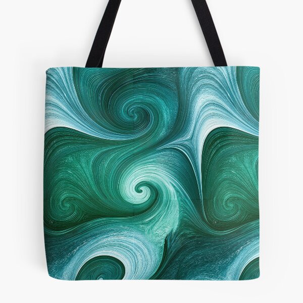 Item preview, Emerald Sea Vortex Fluid Marbling Design designed and sold by Piotrek0001.