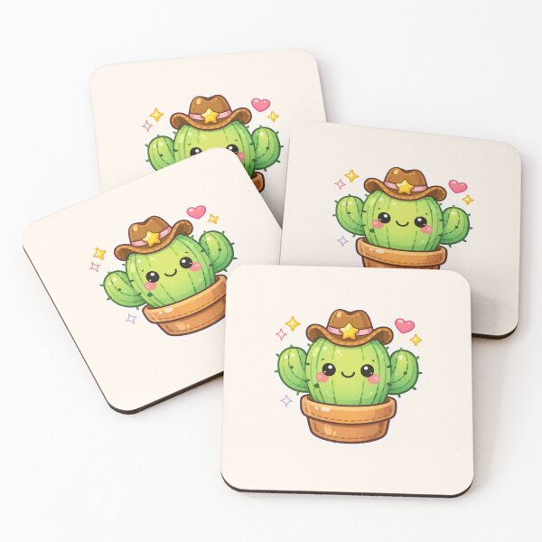 Item preview, Kawaii Cowboy Cactus designed and sold by Cerys-GS.