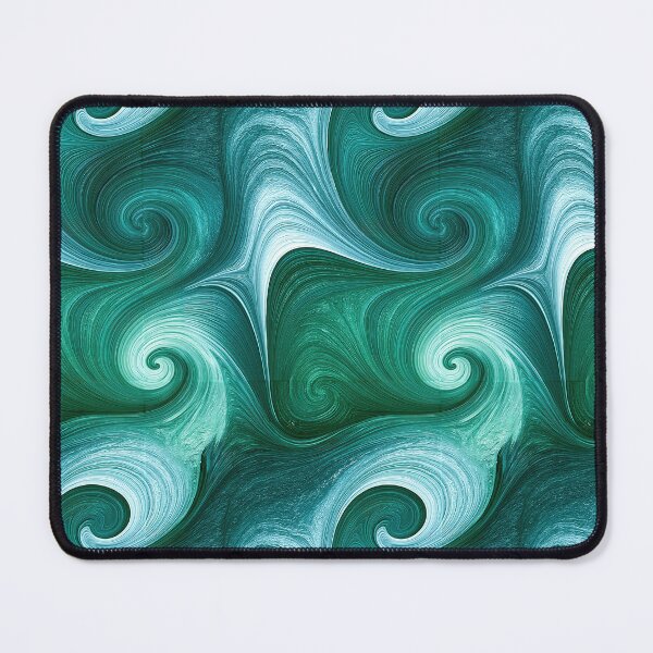 Item preview, Emerald Sea Vortex Fluid Marbling Design designed and sold by Piotrek0001.