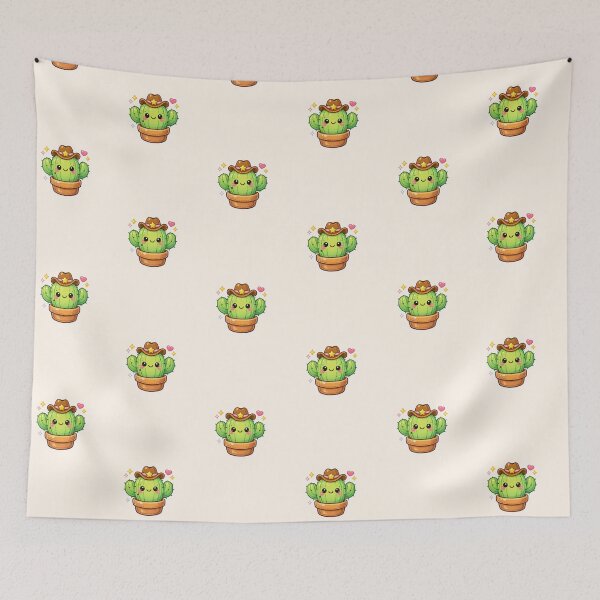 Item preview, Kawaii Cowboy Cactus designed and sold by Cerys-GS.