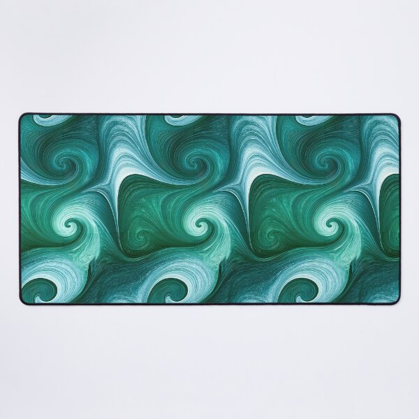 Item preview, Emerald Sea Vortex Fluid Marbling Design designed and sold by Piotrek0001.