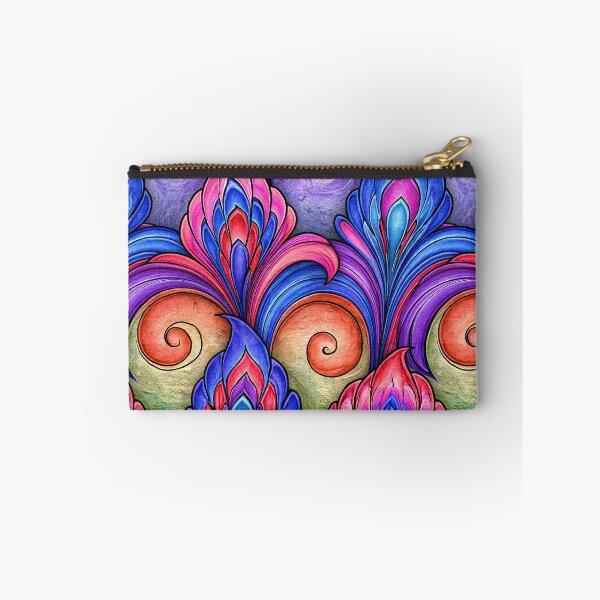 Item preview, Royal Purple and Magenta Feathered Marbling designed and sold by Piotrek0001.