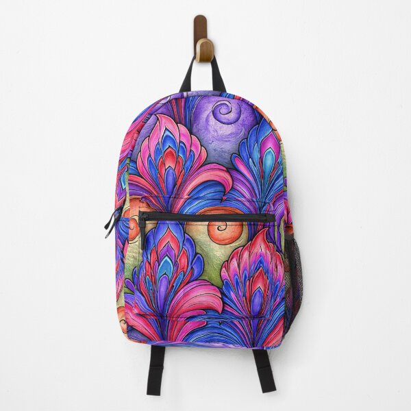 Item preview, Royal Purple and Magenta Feathered Marbling designed and sold by Piotrek0001.