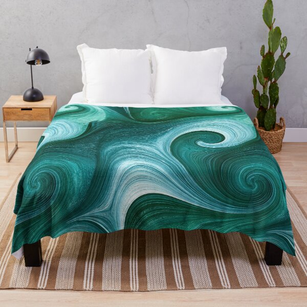 Item preview, Emerald Sea Vortex Fluid Marbling Design designed and sold by Piotrek0001.