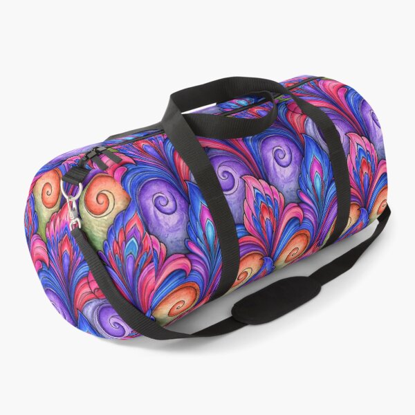 Item preview, Royal Purple and Magenta Feathered Marbling designed and sold by Piotrek0001.