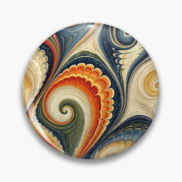 Item preview, Golden Parchment Marbled Scrollwork Art designed and sold by Piotrek0001.