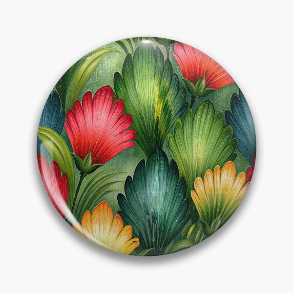 Item preview, Lush Forest Green Floral Marbled Design designed and sold by Piotrek0001.