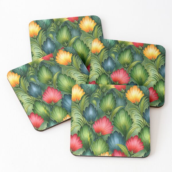 Item preview, Lush Forest Green Floral Marbled Design designed and sold by Piotrek0001.