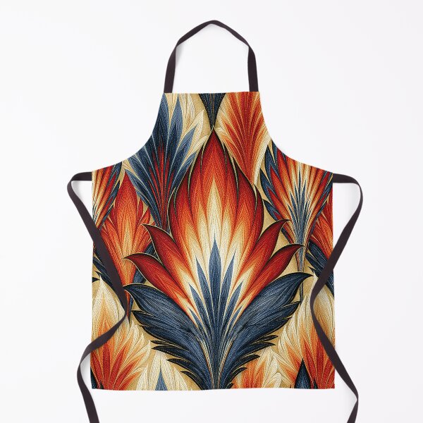 Item preview, Vivid Red and Amber Feathered Marbling Art designed and sold by Piotrek0001.