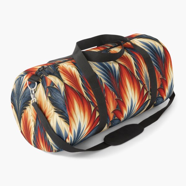 Item preview, Vivid Red and Amber Feathered Marbling Art designed and sold by Piotrek0001.
