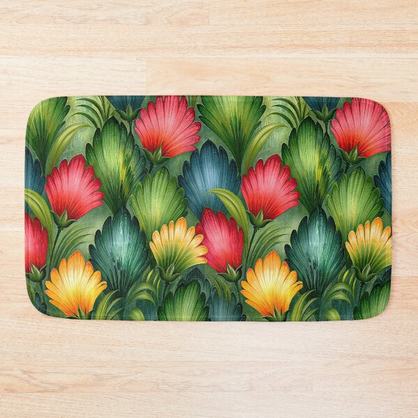 Item preview, Lush Forest Green Floral Marbled Design designed and sold by Piotrek0001.