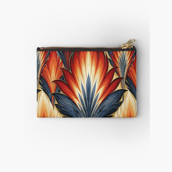 Item preview, Vivid Red and Amber Feathered Marbling Art designed and sold by Piotrek0001.