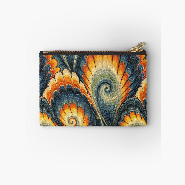 Item preview, Golden Ochre and Teal Fluid Swirl Pattern designed and sold by Piotrek0001.