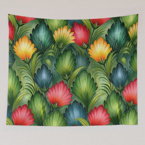 Item preview, Lush Forest Green Floral Marbled Design designed and sold by Piotrek0001.