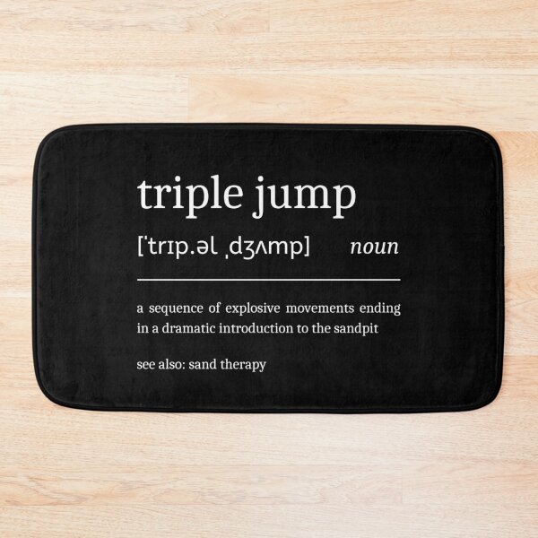 Item preview, Triple Jump Definition Funny Triple Jumper designed and sold by StrideSuccess.