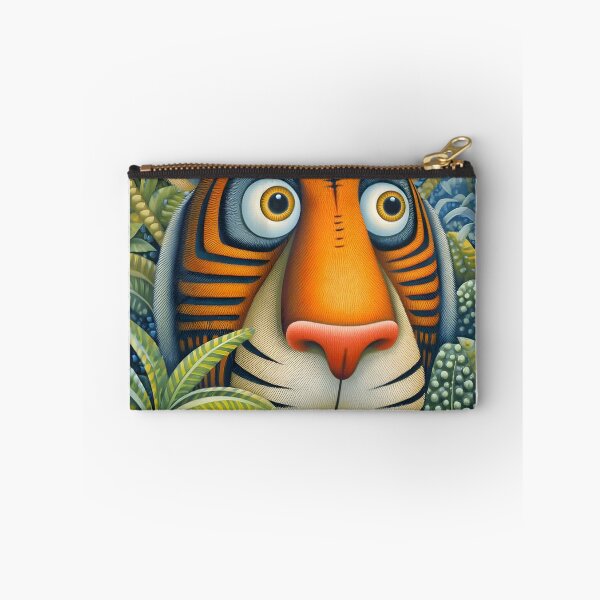 Item preview, Vibrant Artful Tiger Amidst Lush Green Jungle designed and sold by Artessie.