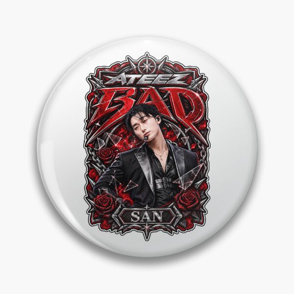 Item preview,  Vintage Fashion San ATEEZ BAD Era Classic Logo Performance Poster designed and sold by Valeree Store.