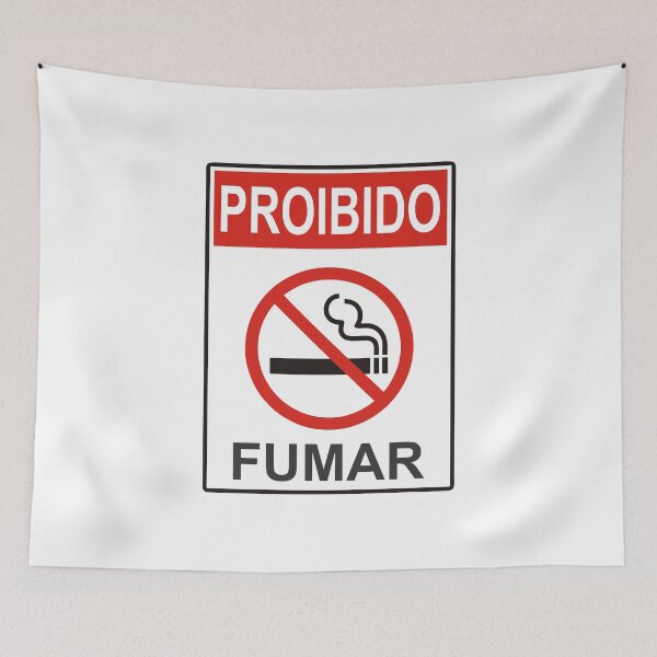 Item preview, Modern No Smoking Proibido Fumar Urban Excellence designed and sold by Akanksharedress.